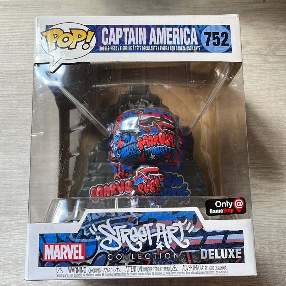 Pop! Marvel Captain America Street Art Funko Pop!